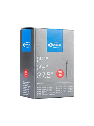 SCHWALBE | Camera d'aria per bicicletta n. 19 27.5"/28"/29" |